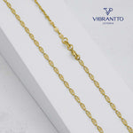 Cadena Espejo Cuadrada 3. Oro Laminado 18k - Vibrantto.com - Colombia
