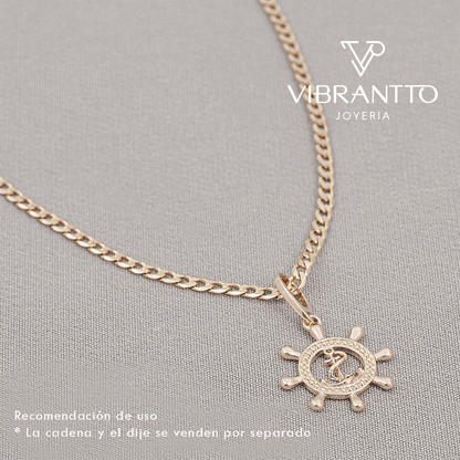 Cadena Cubana Plana Diamantada 3. Oro Laminado 18k - Vibrantto.com - Colombia