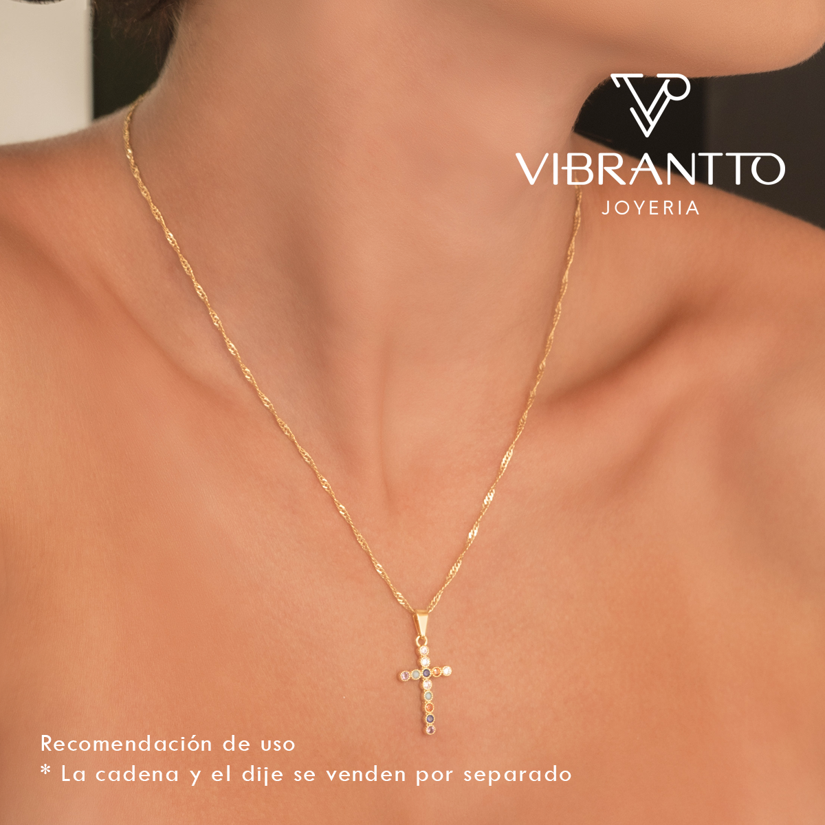 Cadena Singapur delgada 45 cm 3. Oro Laminado 18k - Vibrantto.com - Colombia