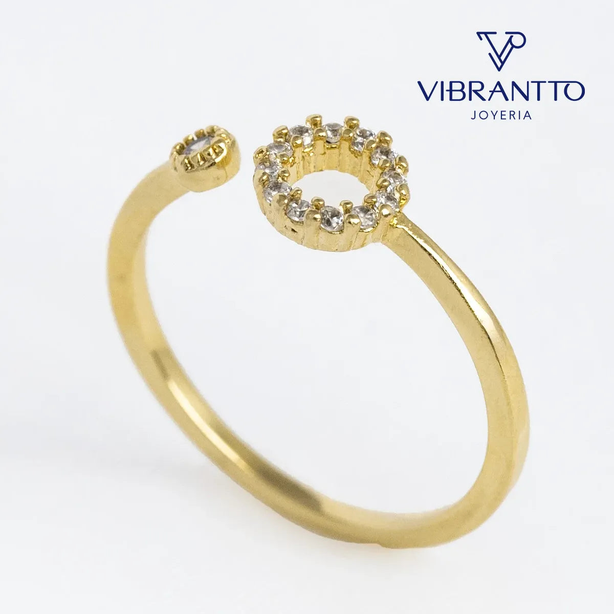 Anillo Garden Ajustable 1. Oro Laminado 18k - Vibrantto.com - Colombia