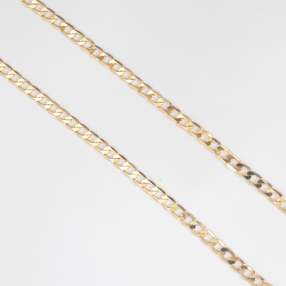 Cadena Cubana 3mm - 60cm - Vibrantto Joyería - OC48625