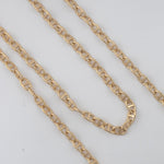 Cadena Escalera Cruzada 3.5mm - 60cm - Vibrantto Joyería - OC48694