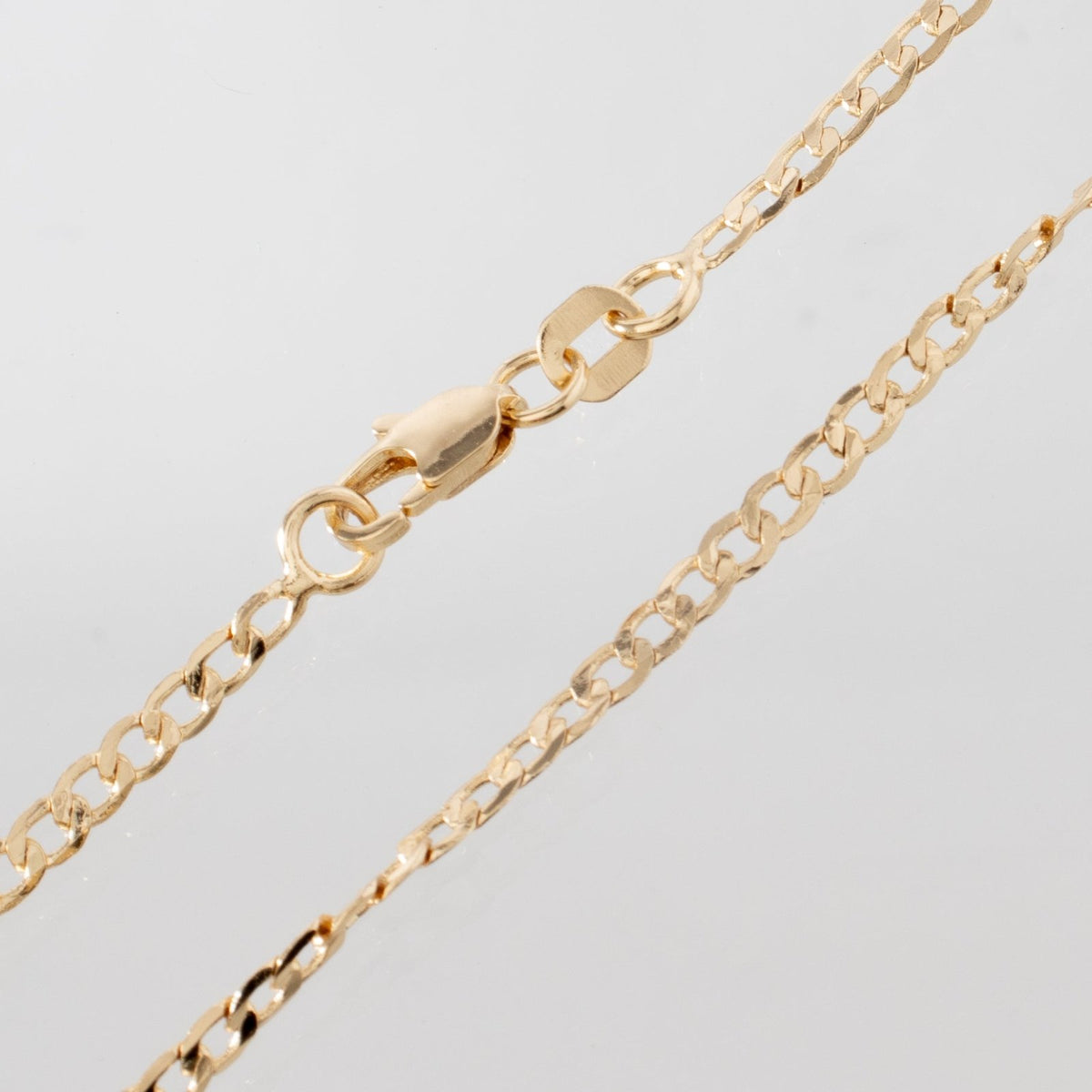 Cadena Cubana Plana 2mm-60cm - Vibrantto Joyas y Accesorios-OC48794