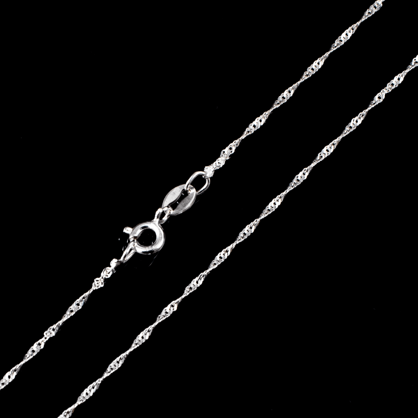 Cadena Singapur 1mm - 45cm - Vibrantto Joyas y Accesorios - P46020