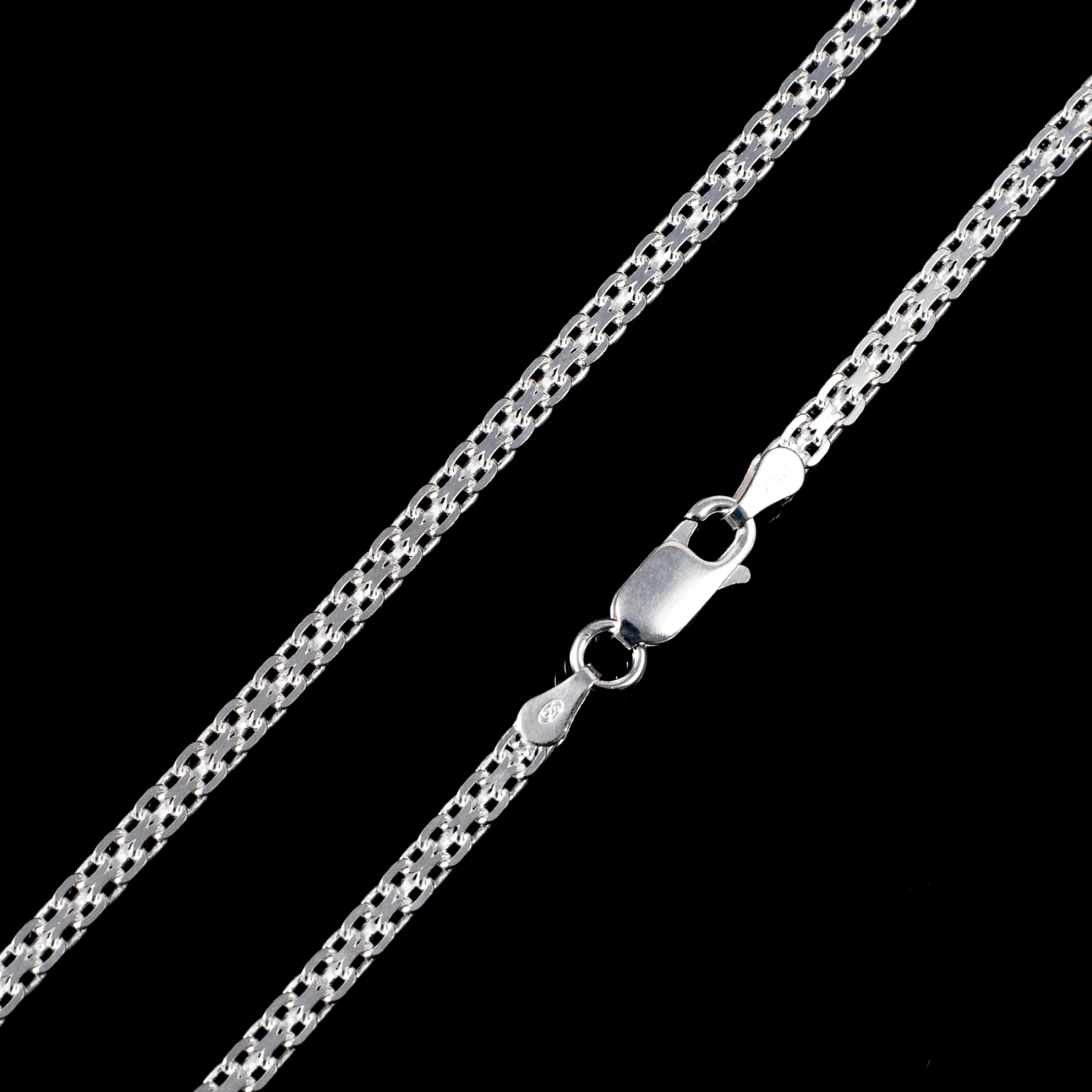 Cadena Tejido Chino 3mm - 60cm - Vibrantto Joyas y Accesorios - P48050