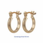 Candonga Snail 13mm - Vibrantto Joyas y Accesorios - OC35102