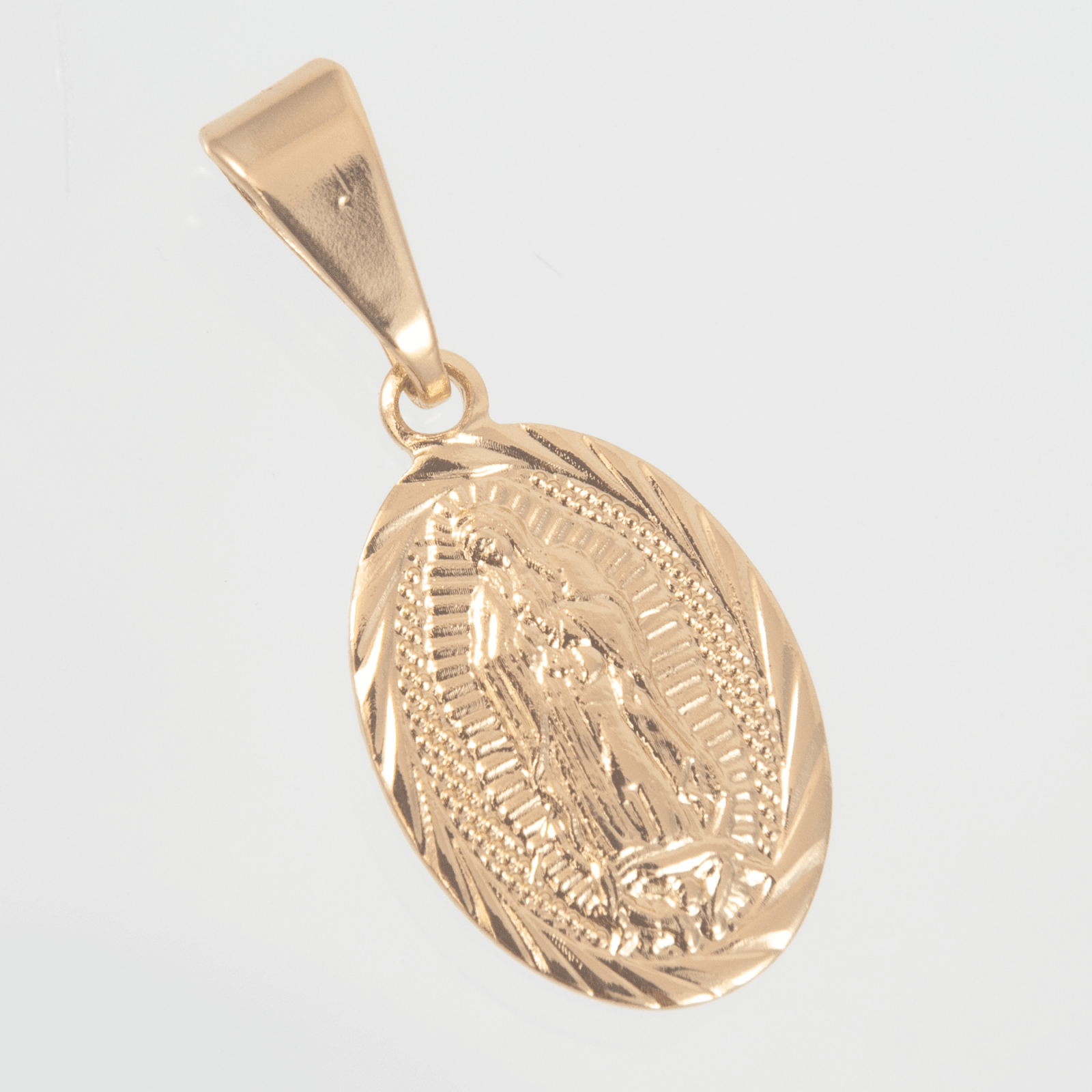 Medalla Guadalupe Diamantada Grande - Vibrantto Joyas y Accesorios - D1060