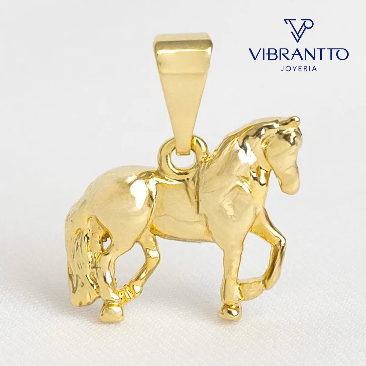 Dije Caballo 1. Oro Laminado 18k - Vibrantto.com - Colombia