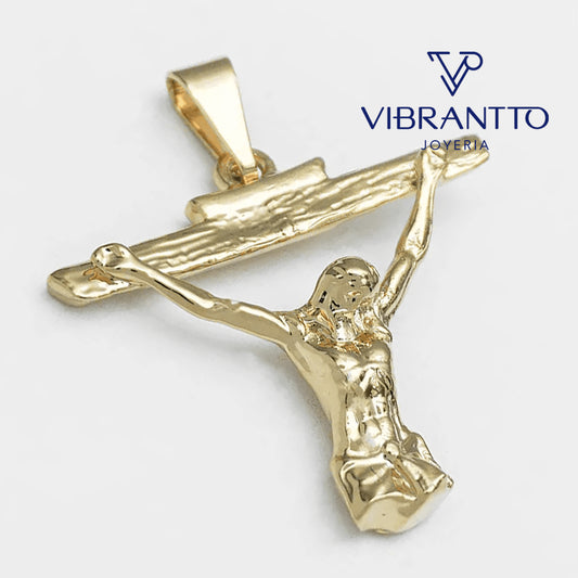 Dije Cristo Dalí 1. Oro Laminado 18k - Vibrantto.com - Colombia