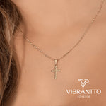 Dije Cruz Inri 2. Oro Laminado 18k - Vibrantto.com - Colombia