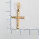 Dije Cruz Cristo Tubular Pequeña - Vibrantto Joyería - OC26136