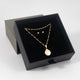 Set San Benito: Cadena Singapur + Dije + Aretes - Vibrantto Joyería - 33034 - OC46033 - OC27055