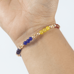 Manilla 7 Chakras Italo Liso 4mm - Vibrantto Joyas y Accesorios - 