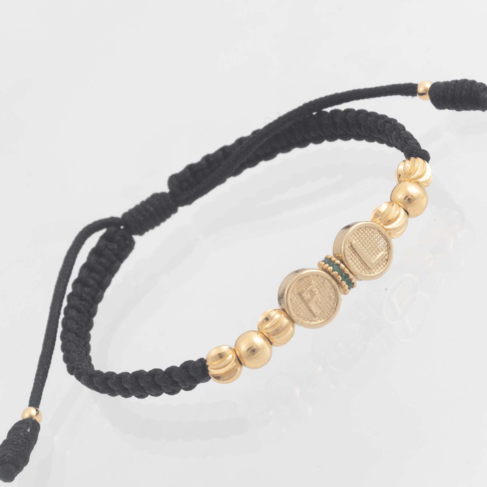 Manilla Doble Inicial Herraje Unidad - Vibrantto Joyas y Accesorios - MU3057