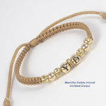 Manilla Doble Inicial Unidad - Vibrantto Joyas y Accesorios - MU3014