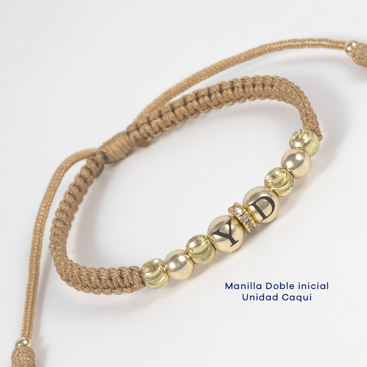 Manilla Doble Inicial Unidad - Vibrantto Joyas y Accesorios - MU3014
