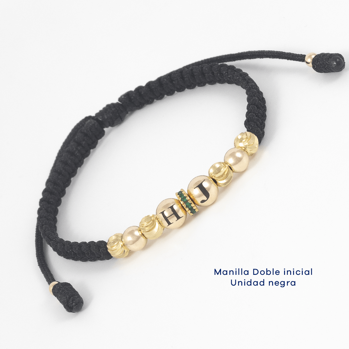 Manilla Doble Inicial Unidad - Vibrantto Joyas y Accesorios - MU3014