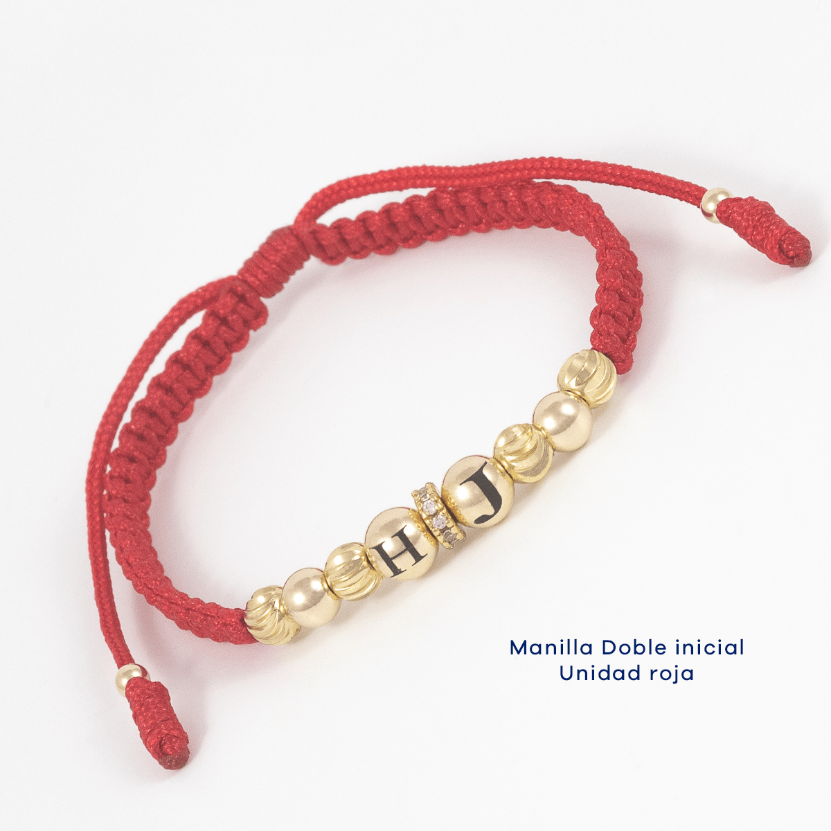 Manilla Doble Inicial Unidad - Vibrantto Joyas y Accesorios - MU3014