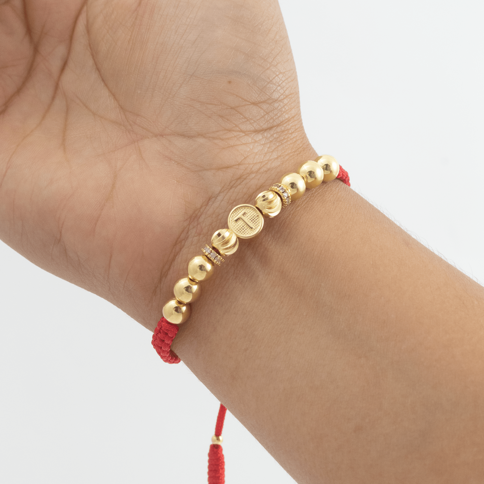 Manilla Iniciales Rondel Herraje Unidad - Vibrantto Joyas y Accesorios - MU3058