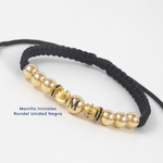 Manilla Iniciales Rondel Unidad - Vibrantto Joyería - MU3015