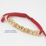 Manilla Iniciales Rondel Unidad - Vibrantto Joyería - MU3015