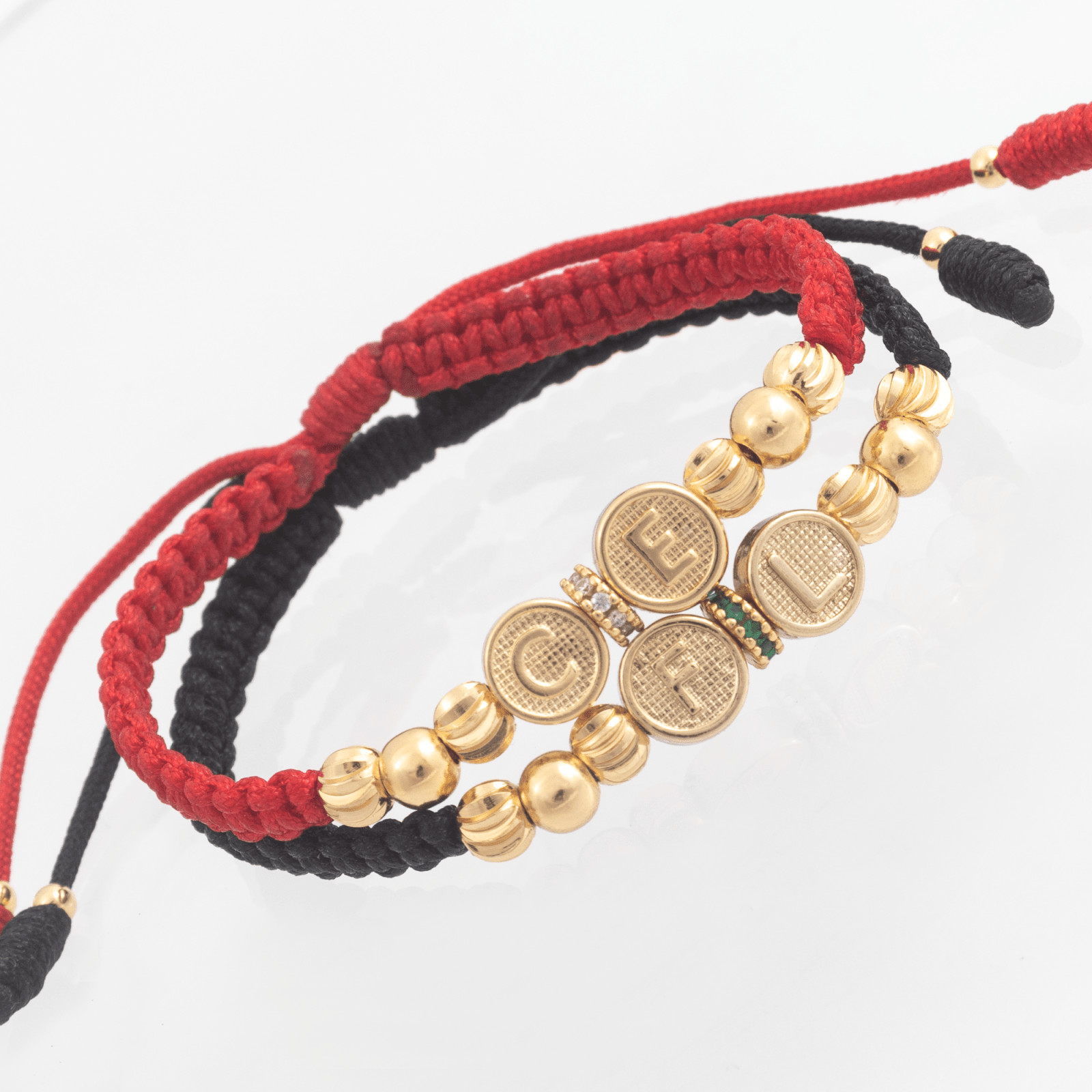 Manilla Pareja Doble Inicial Herraje - Vibrantto Joyas y Accesorios - MP3017