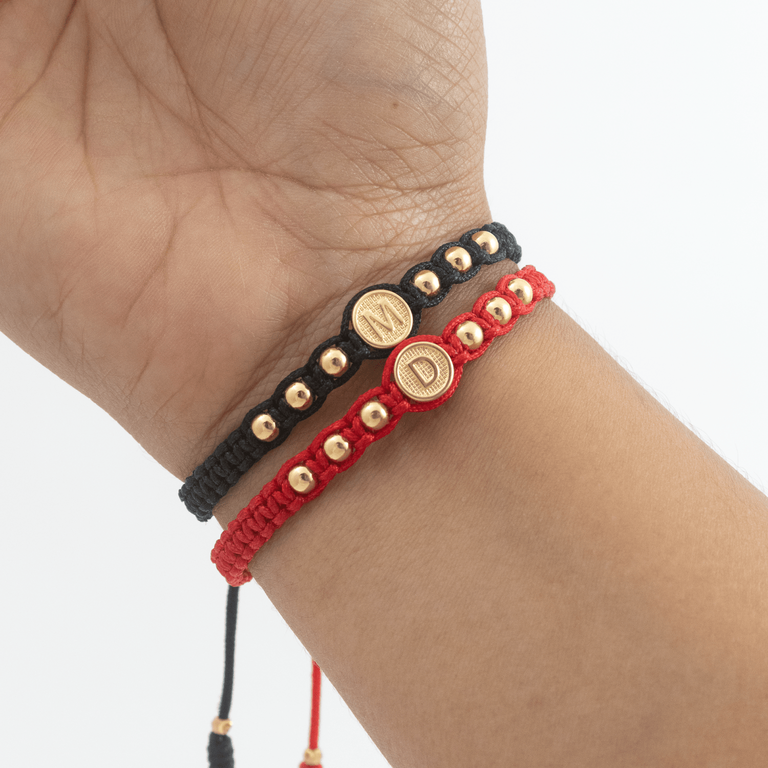 Manilla Pareja Iniciales Herraje - Vibrantto Joyas y Accesorios - 