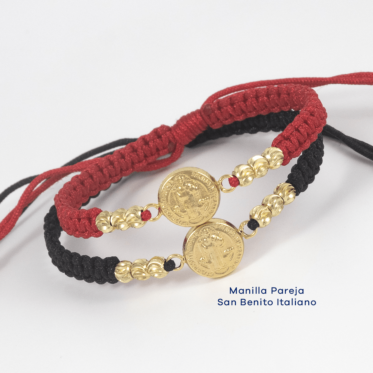 Manilla Pareja San Benito Italiano - Vibrantto Joyas y Accesorios - MP3011