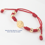 Manilla San Benito 7 nudos 6mm Herraje Unidad - Vibrantto Joyas y Accesorios - MU3049 - 2