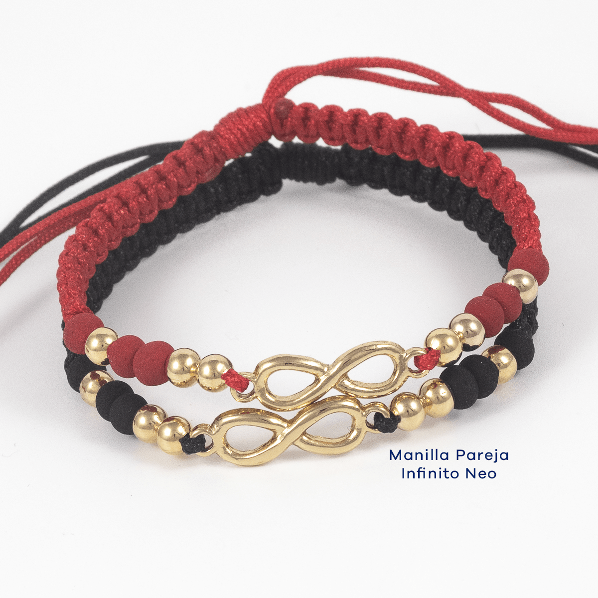 Manilla Pareja Infinito Neo - Vibrantto Joyas y Accesorios - MP3006