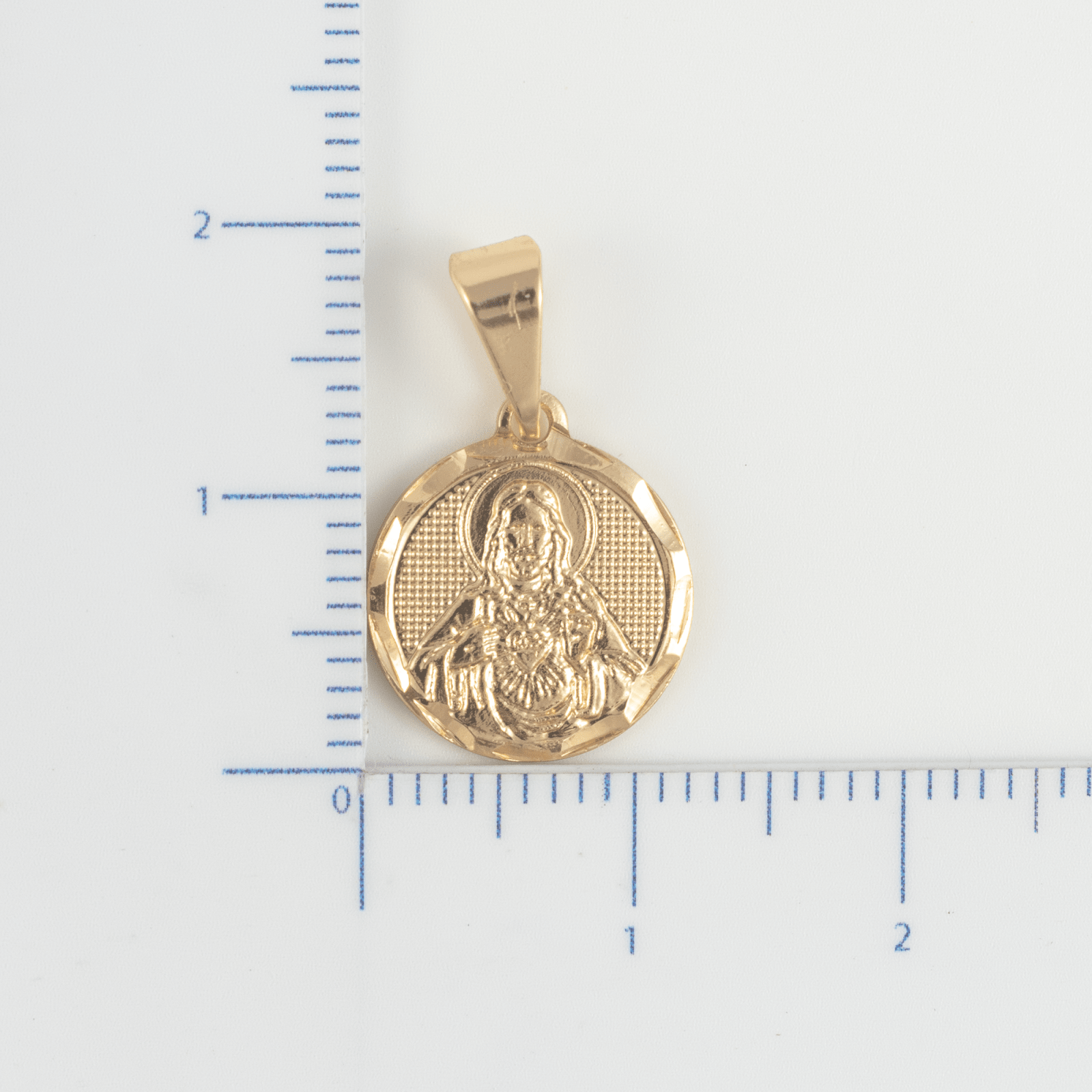 Medalla Sagrado Corazón Diamantado - Vibrantto Joyas y Accesorios - OC26522