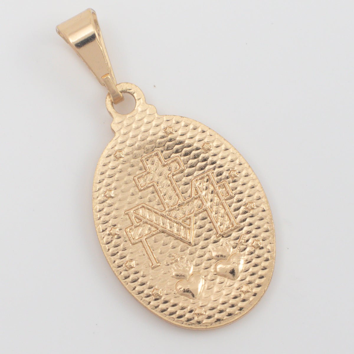 Dije Milagrosa Grabada 2cm - Vibrantto Joyería - OC27355