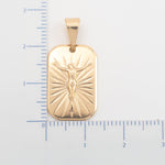 Dije Placa Cristo Sol 2cm - Vibrantto Joyería - OC27279