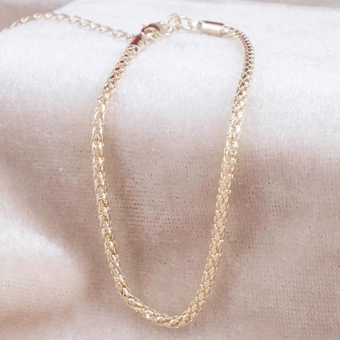 Pulsera Serpentina 2mm 17cm + ext - Vibrantto Joyas y Accesorios-OC56004