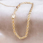 Pulsera Lazo Diamantado 3 mm 18 cm + ext - Vibrantto Joyas y Accesorios-
