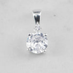 Dije Circon Redondo 7mm - Vibrantto Joyas y Accesorios - P26109