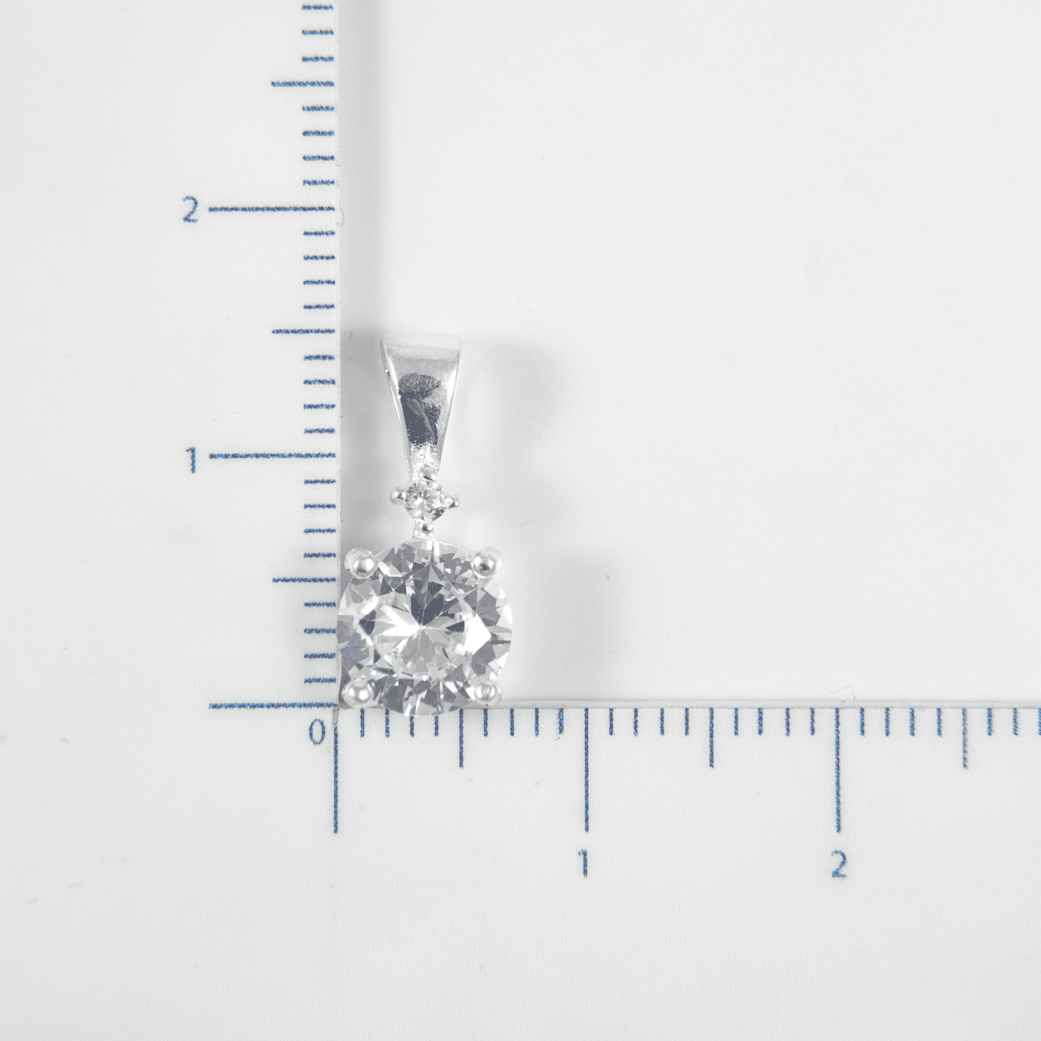 Dije Circon Redondo 7mm - Vibrantto Joyas y Accesorios - P26109