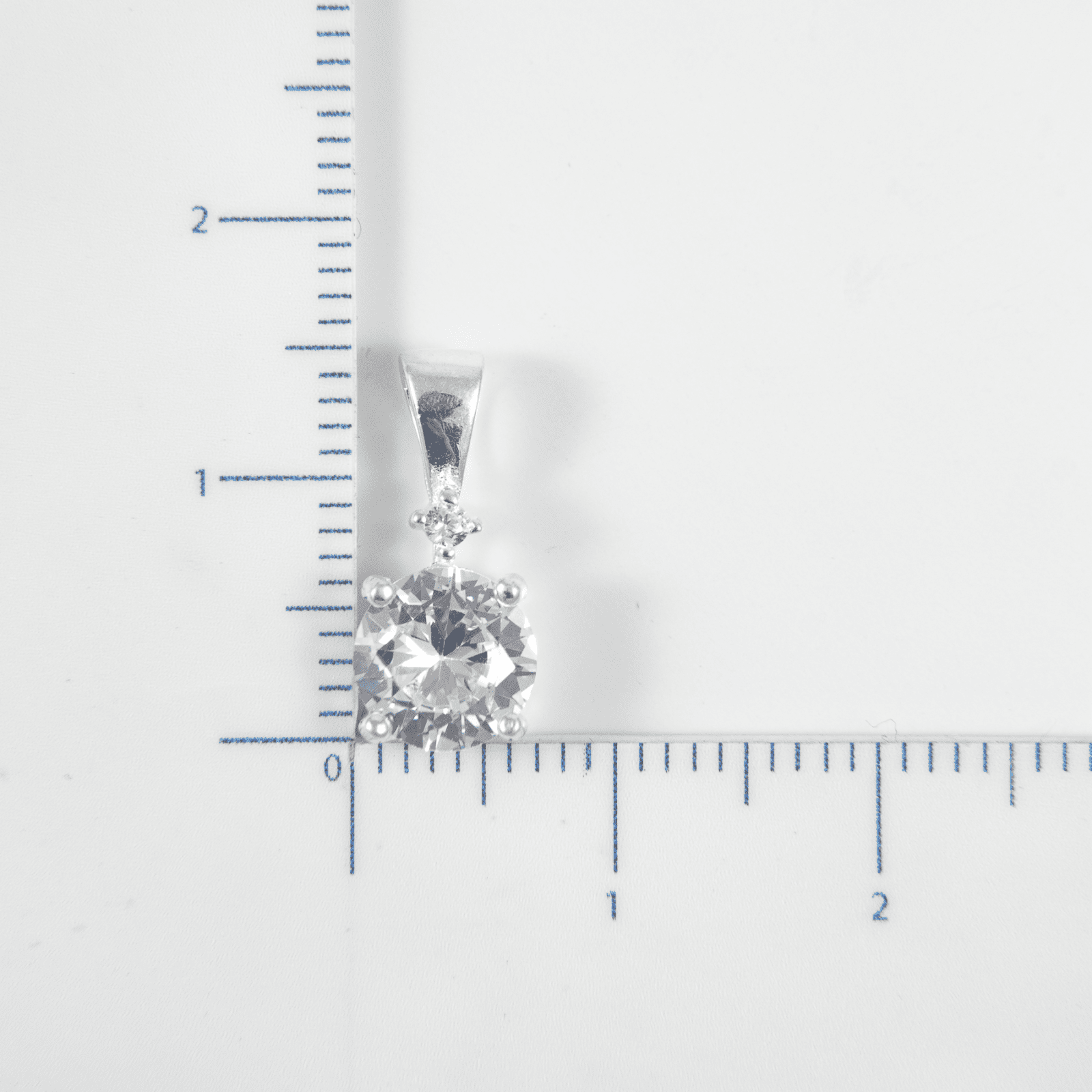 Dije Circon Redondo 7mm - Vibrantto Joyas y Accesorios - P26109