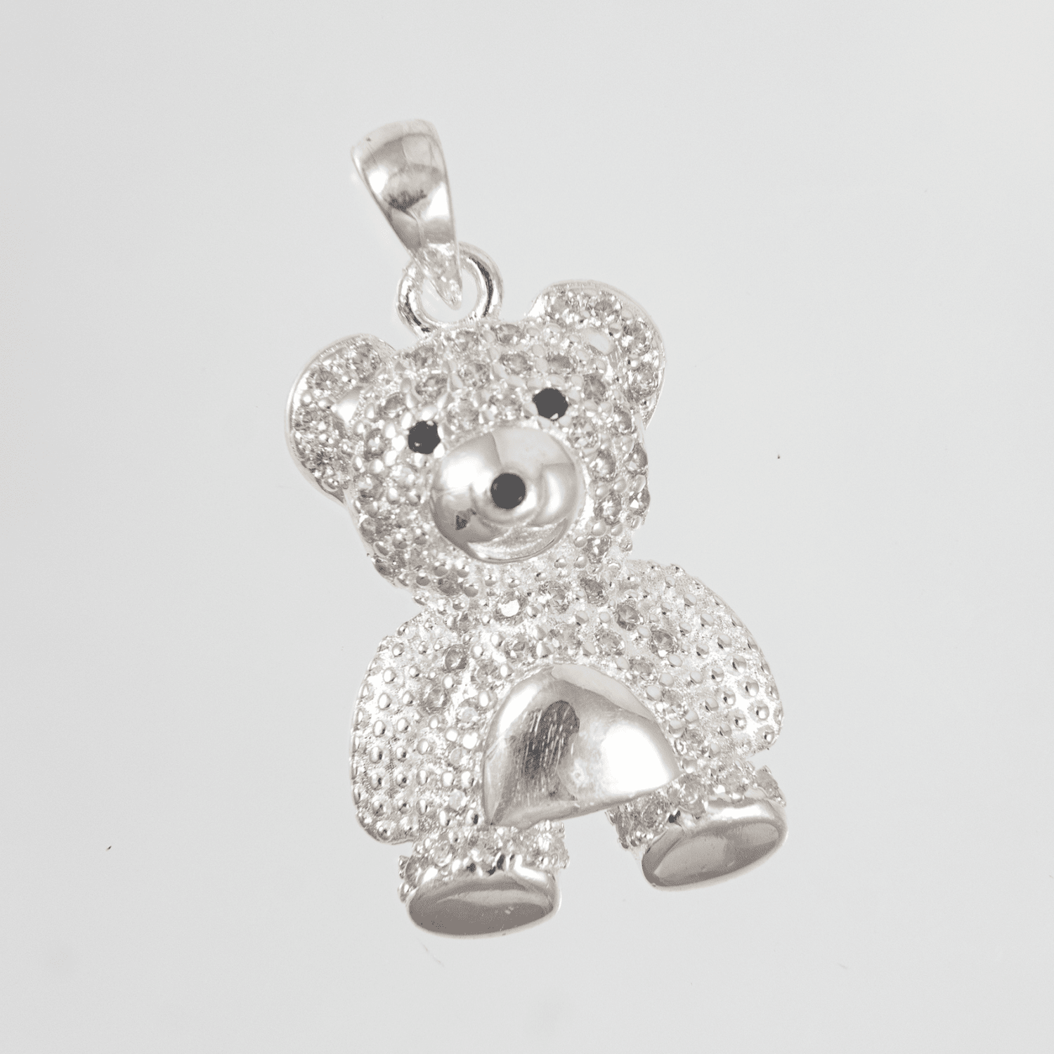 DIJE OSO RELIEVE CIRCONES - Vibrantto Joyas y Accesorios - P27167