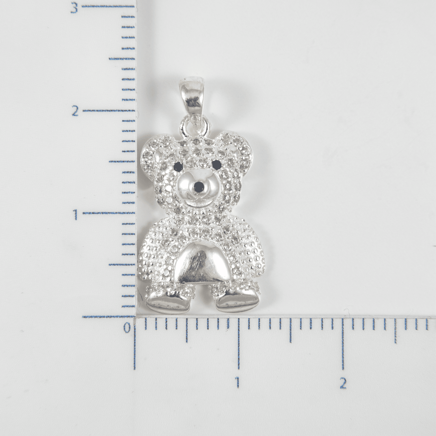 DIJE OSO RELIEVE CIRCONES - Vibrantto Joyas y Accesorios - P27167