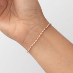 Pulsera Barril Prisma Rose IT 19.5 cm - Vibrantto Joyas y Accesorios - 55092