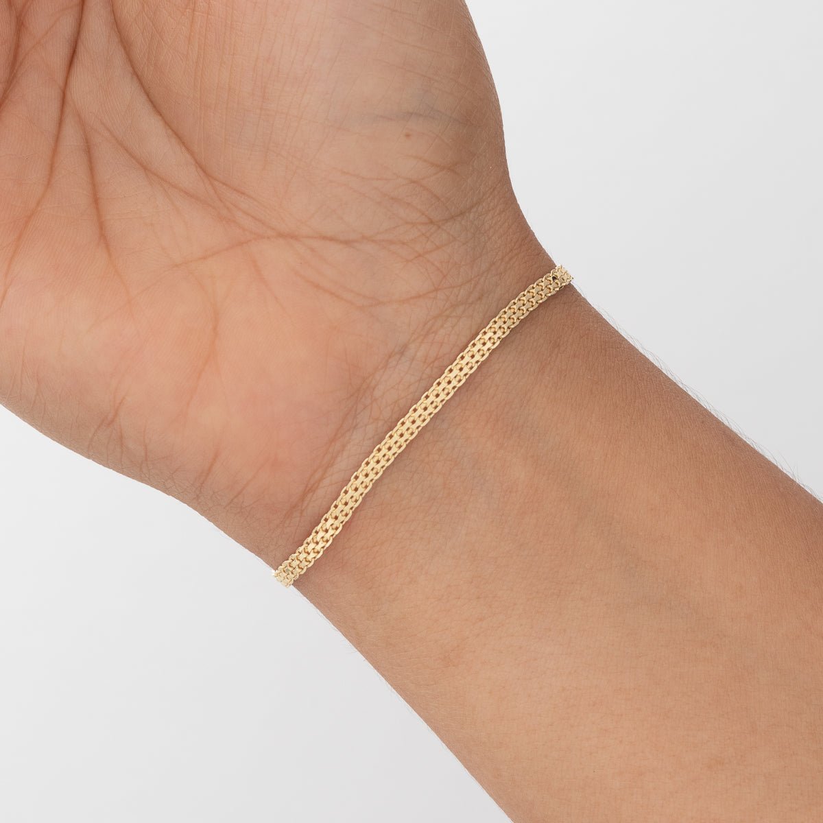 Pulsera China IT 3 mm 19.5 cm - Vibrantto Joyas y Accesorios-55882