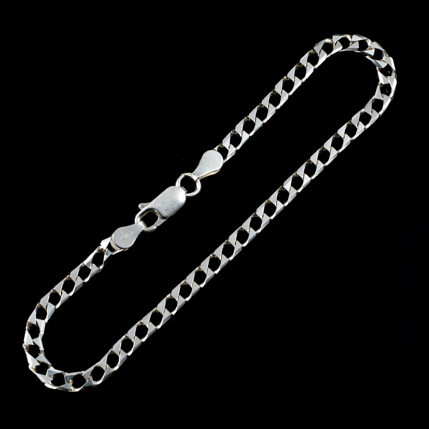 Pulsera Cubana Eslabon 3.5mm - 19cm - Vibrantto Joyas y Accesorios - P56120