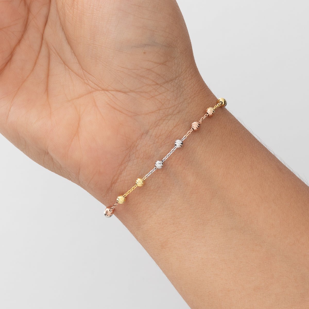 Pulsera Station Redonda 3C IT 16 cm - Vibrantto Joyas y Accesorios - 55311