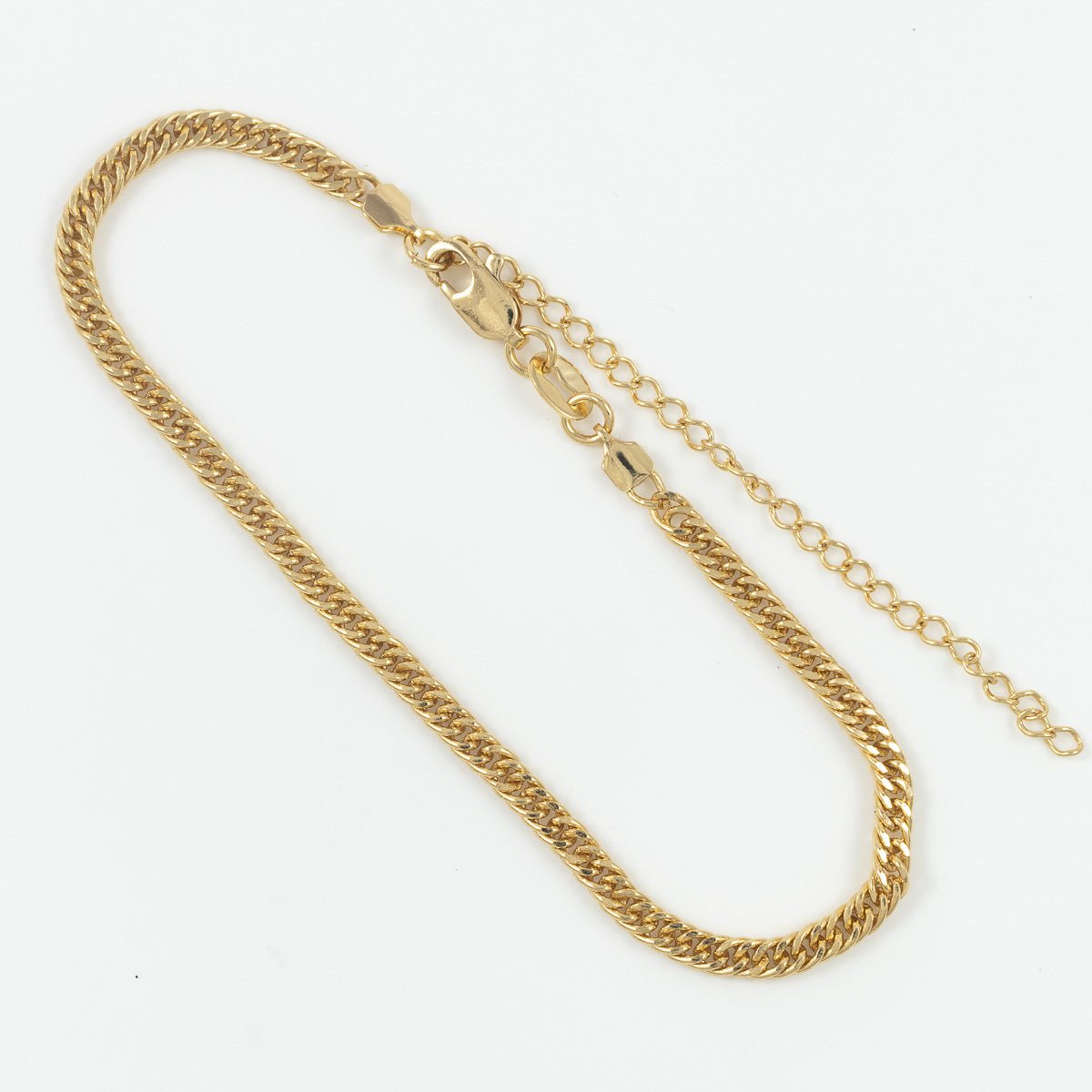 Pulsera Cubana Continua 3mm 18cm + extensor - Vibrantto Joyería - OC56270