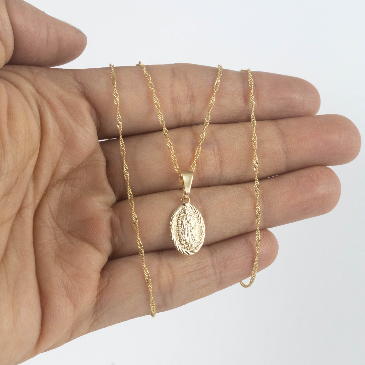 Set Guadalupe 2 (Cadena y dije) - Vibrantto Joyas y Accesorios - D1060-OC46033