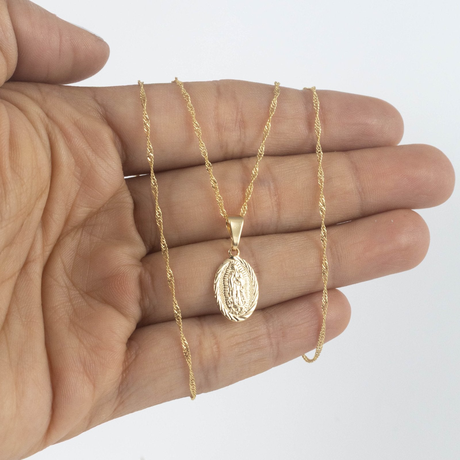 Set Guadalupe 2 (Cadena y dije) - Vibrantto Joyas y Accesorios - D1060-OC46033
