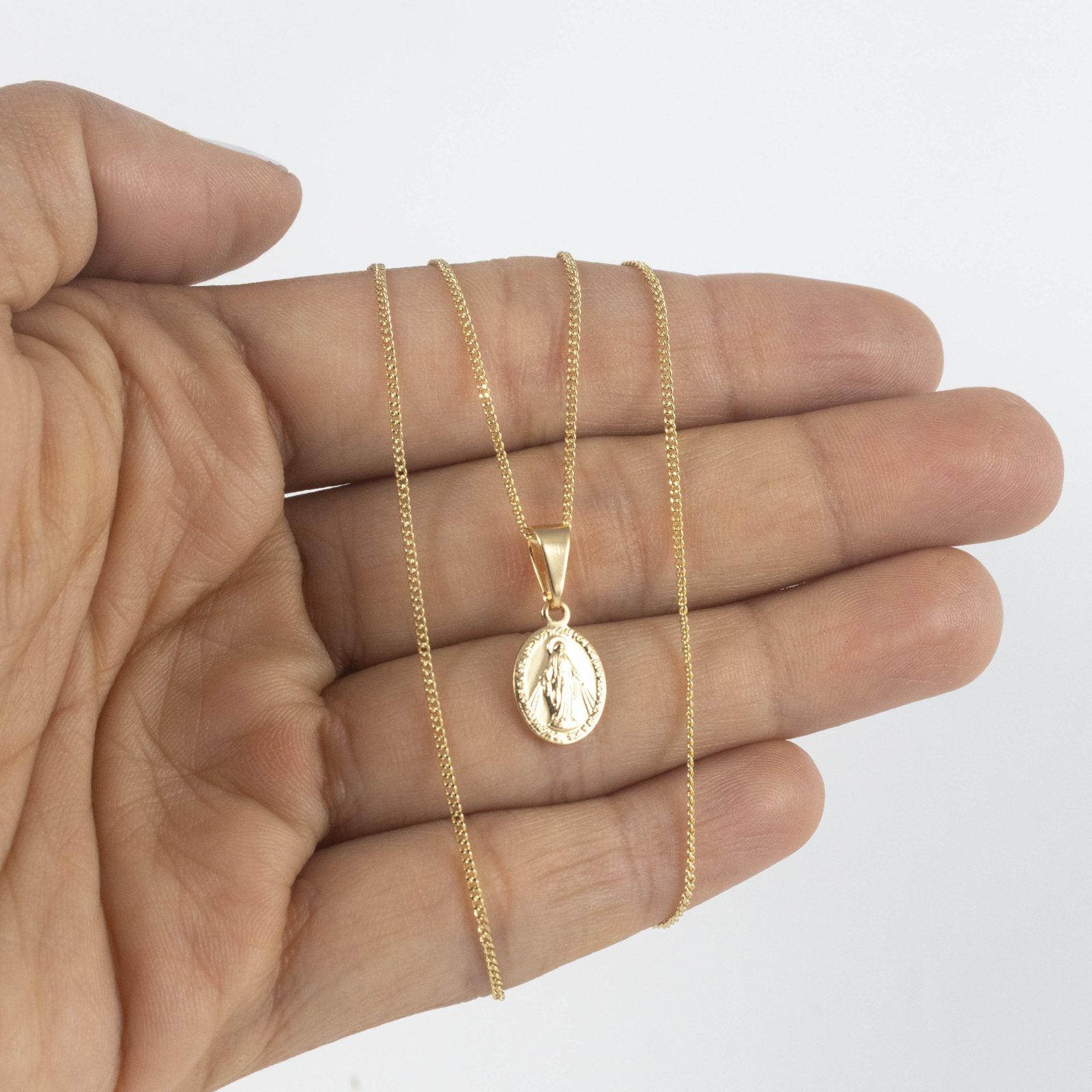 Set Virgen Milagrosa 3 (Cadena y dije) - Vibrantto Joyas y Accesorios - OC46033-OC26277