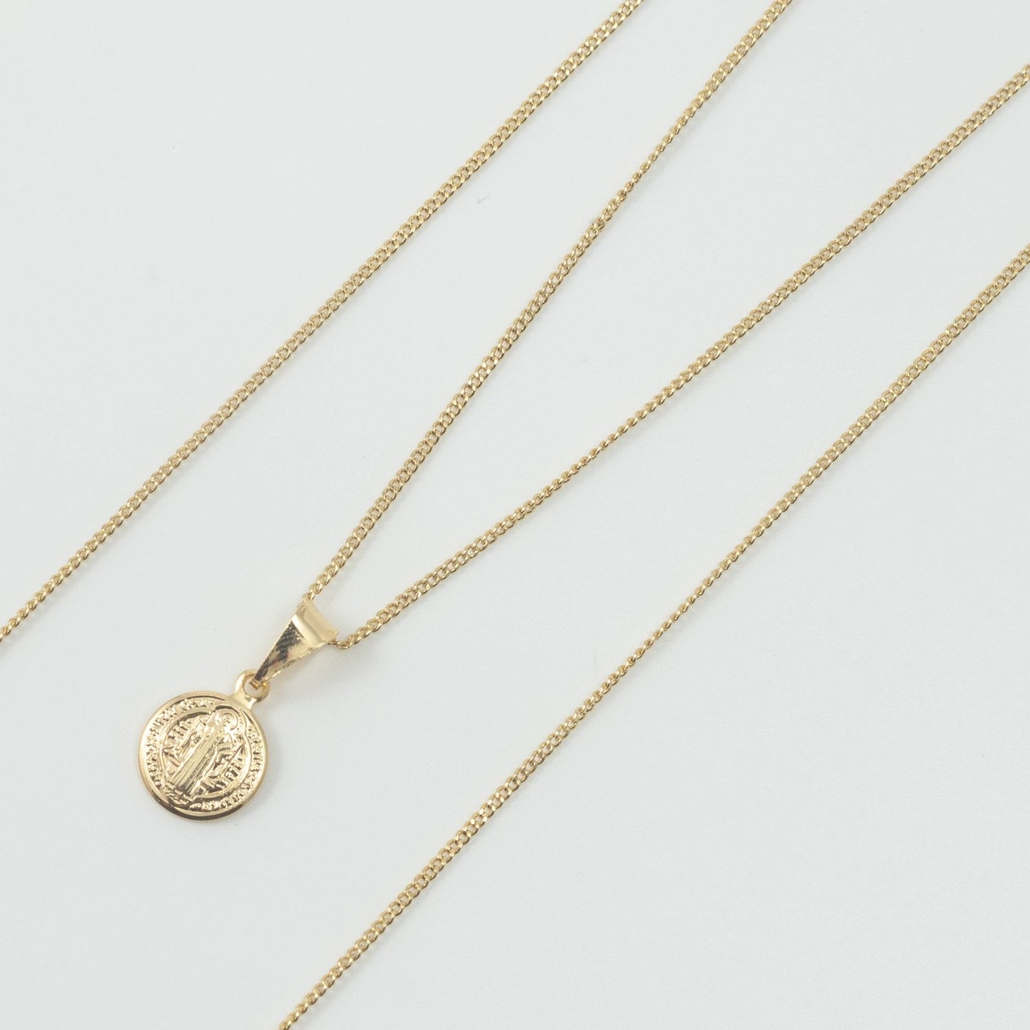 Set San Benito mini (Cadena con Dije) - Vibrantto Joyas y Accesorios - OC46303-9130010