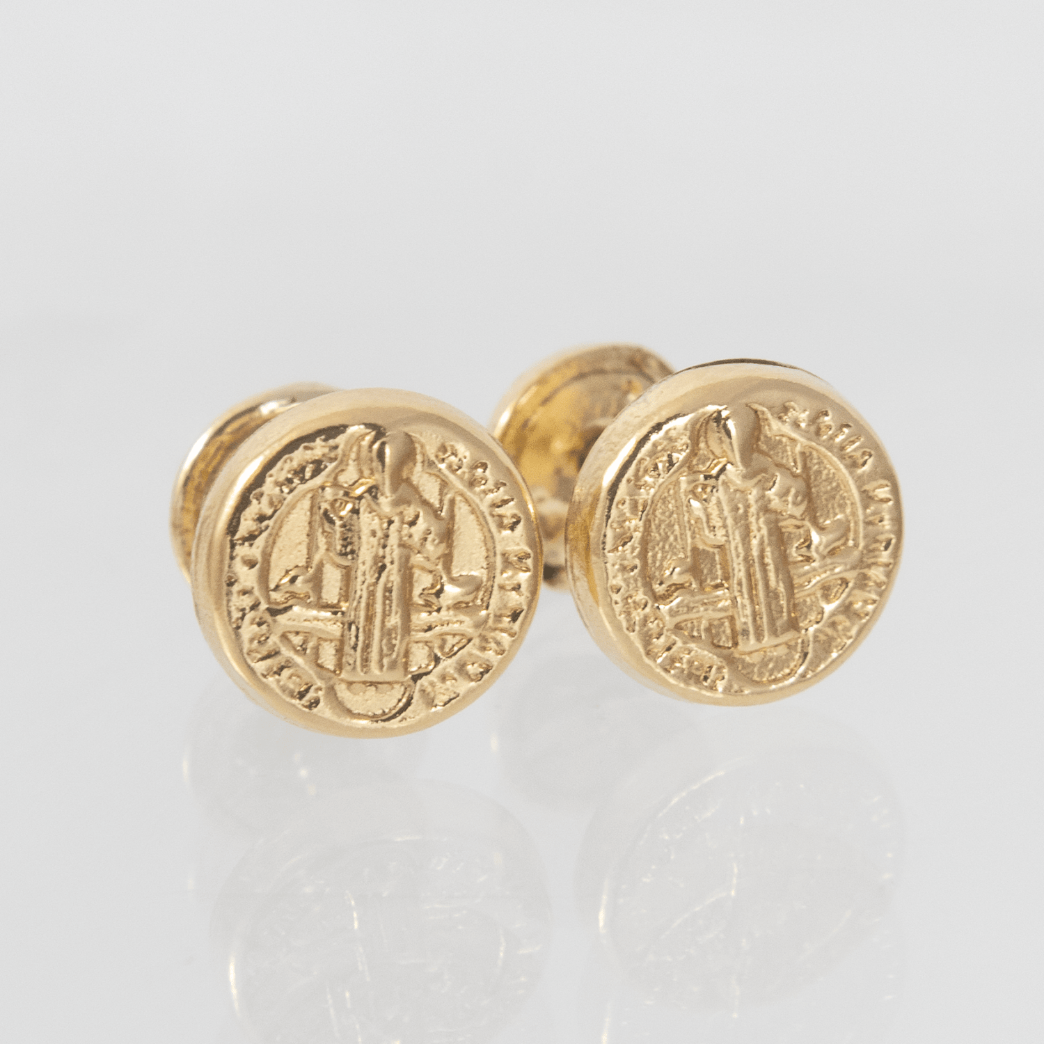 Topo San Benito Rosca Seguridad - Vibrantto Joyas y Accesorios - TS009